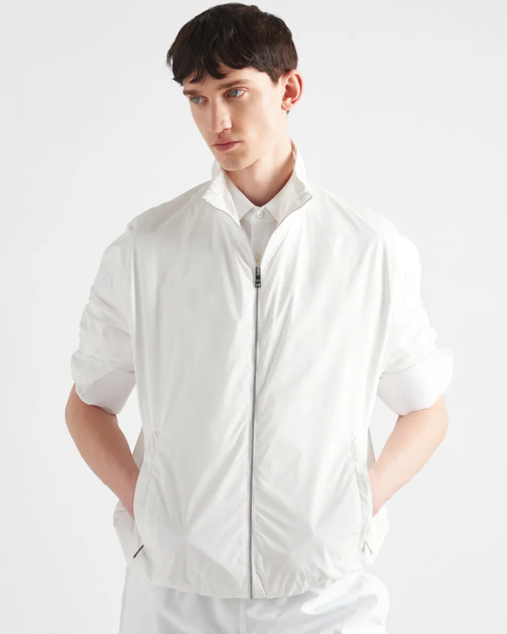 Hombre Prada ROPA DE ABRIGO^Chaqueta Ligera De Tejido Técnico