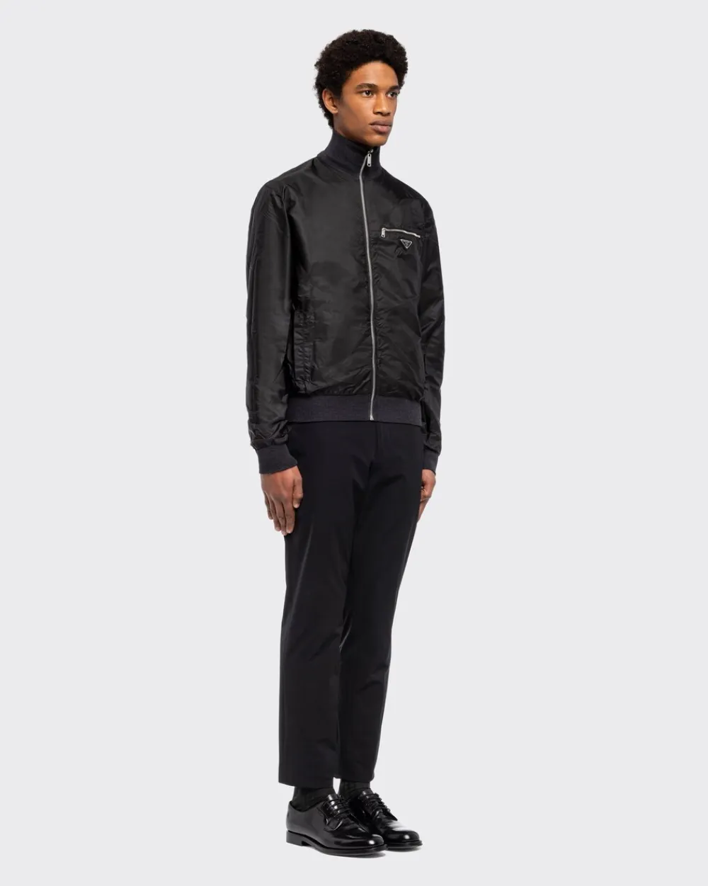 Hombre Prada TEJIDOS DE PUNTO^Chaqueta Reversible De Lana Y Re-nylon