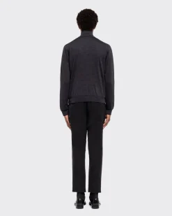 Hombre Prada TEJIDOS DE PUNTO^Chaqueta Reversible De Lana Y Re-nylon