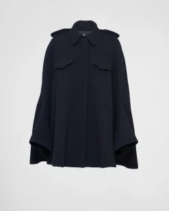 Mujer Prada CHAQUETAS Y ABRIGOS^Chaquetón De Botonadura Simple De Velur