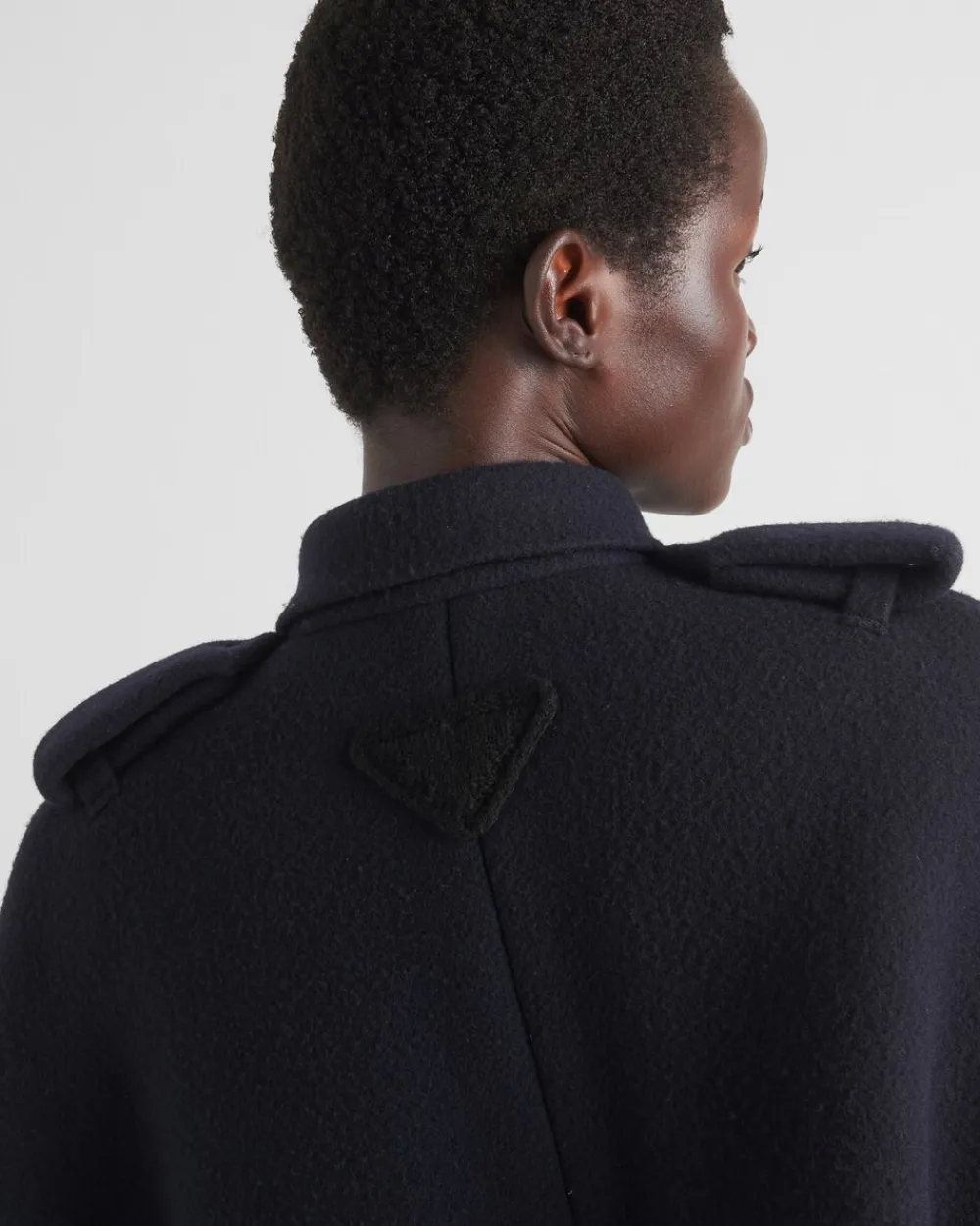 Mujer Prada CHAQUETAS Y ABRIGOS^Chaquetón De Botonadura Simple De Velur