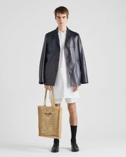 Hombre Prada ROPA DE PIEL^Chaquetón De Napa