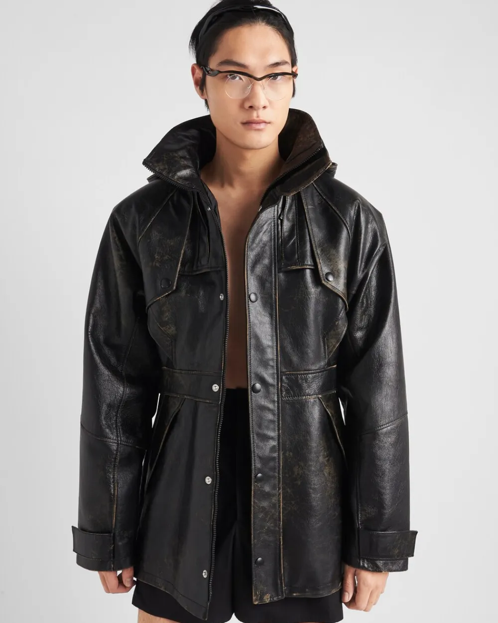 Hombre Prada ROPA DE PIEL^Chaquetón De Piel