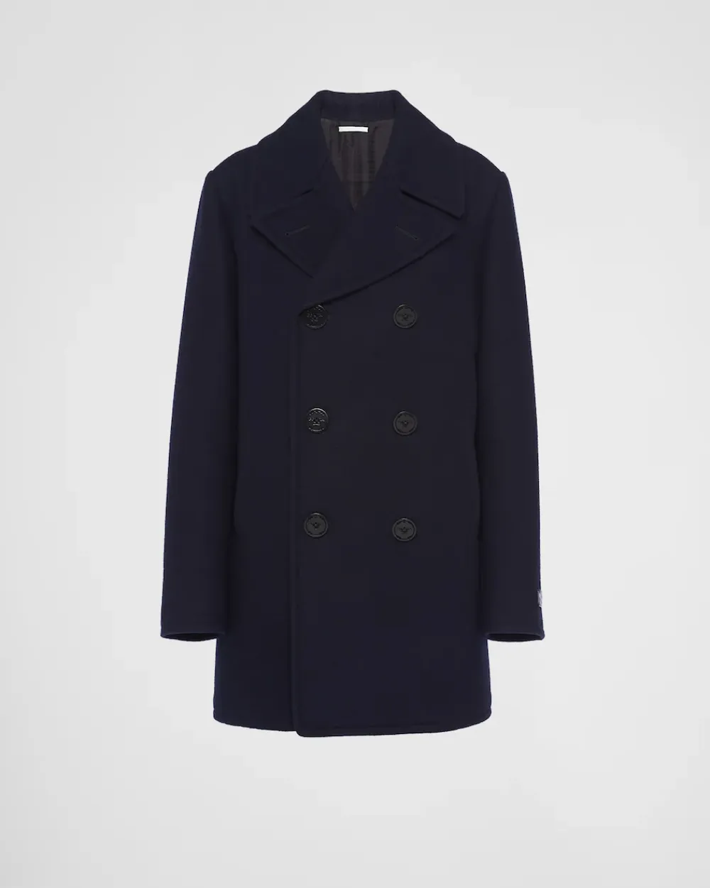 Mujer Prada CHAQUETAS Y ABRIGOS^Chaquetón Marinero De Botonadura Doble De Paño