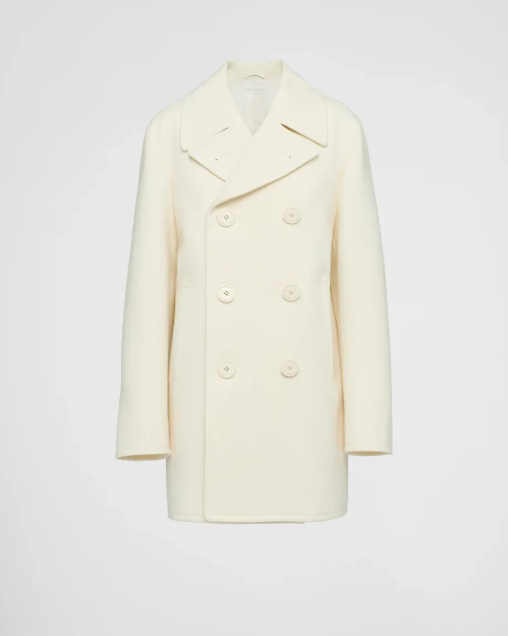 Mujer Prada CHAQUETAS Y ABRIGOS^Chaquetón Marinero De Botonadura Doble De Paño