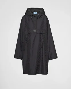 Mujer Prada ROPA DE ABRIGO^Chubasquero De Nylon Estampado