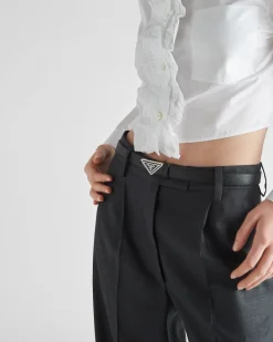 Mujer Prada CINTURONES^Cinturón De Piel Saffiano