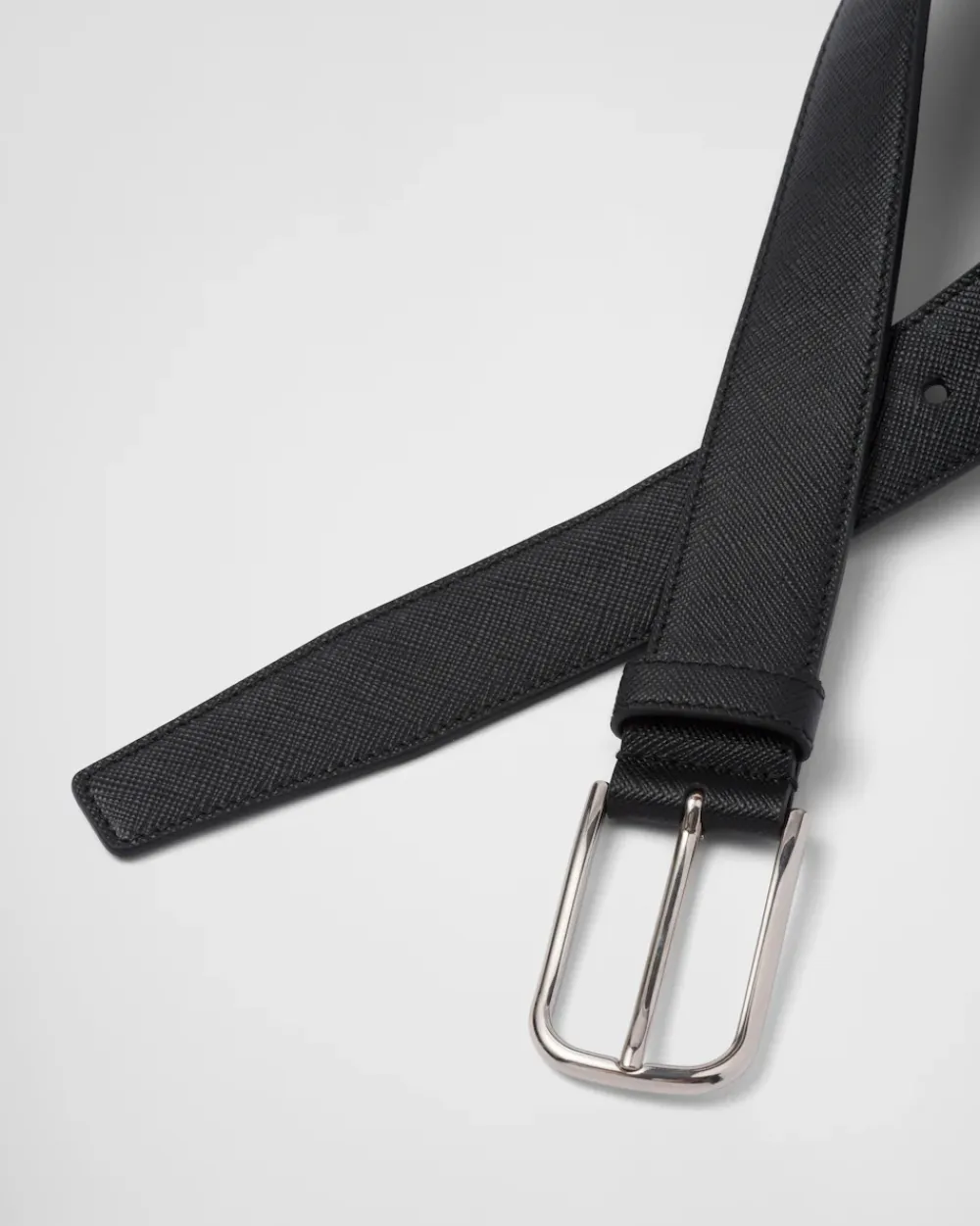 Hombre Prada CINTURONES^Cinturón De Piel Saffiano
