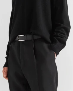 Hombre Prada CINTURONES^Cinturón De Piel Saffiano