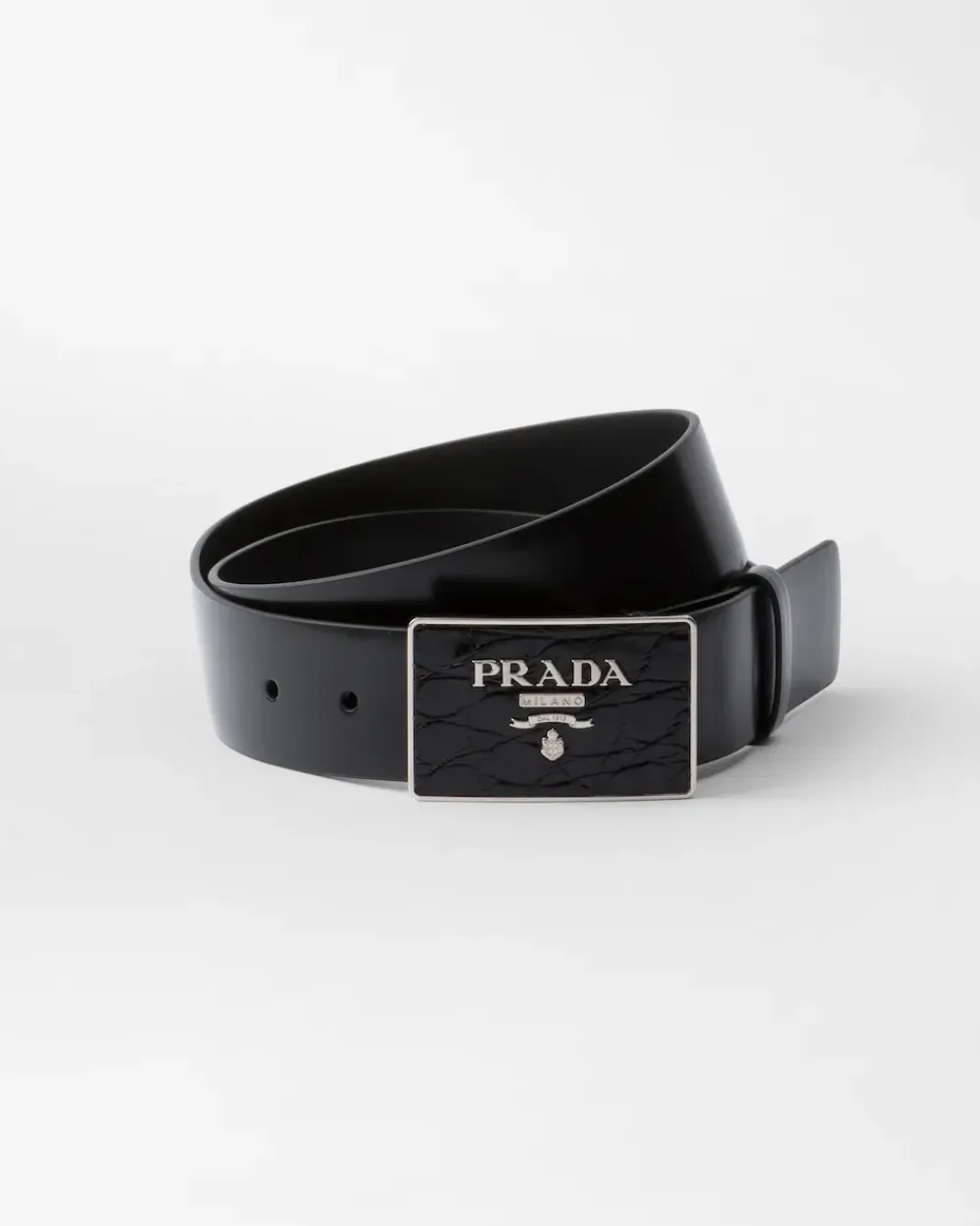 Hombre Prada CINTURONES^Cinturón De Piel Saffiano