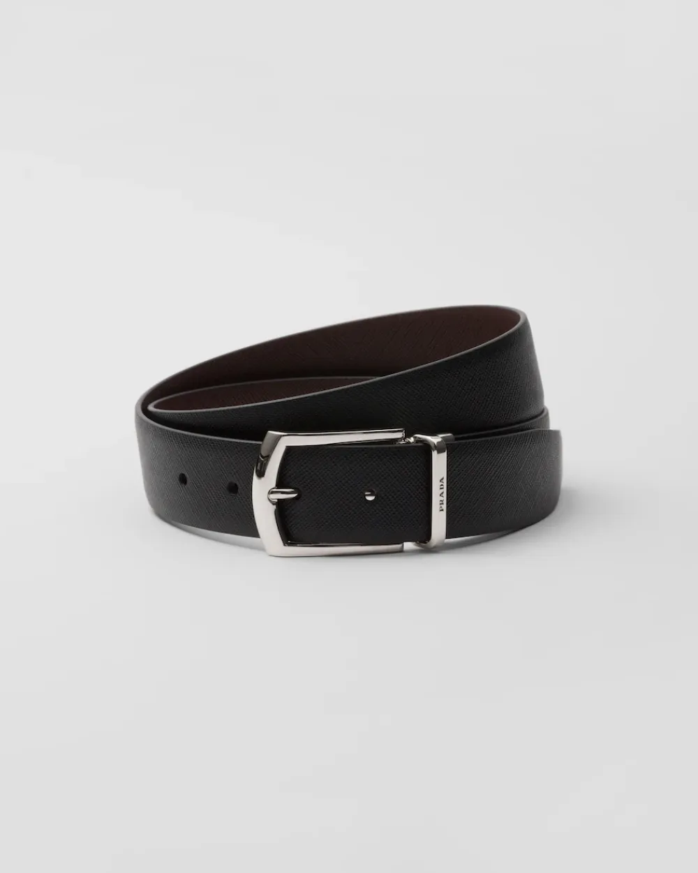 Hombre Prada CINTURONES^Cinturón Reversible De Piel Saffiano