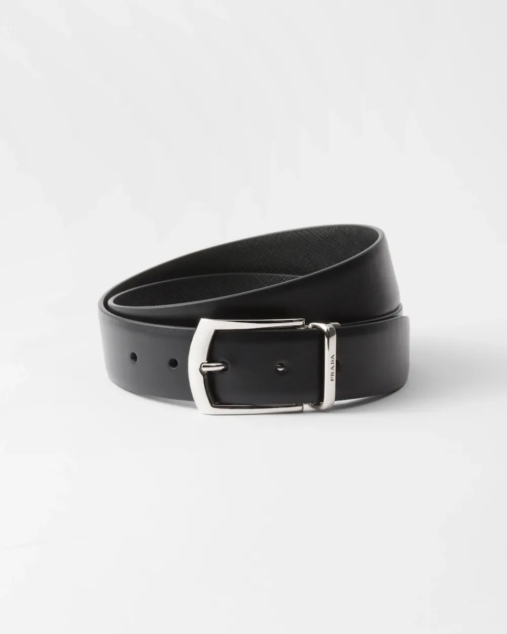 Hombre Prada CINTURONES^Cinturón Reversible De Piel Y Piel Saffiano