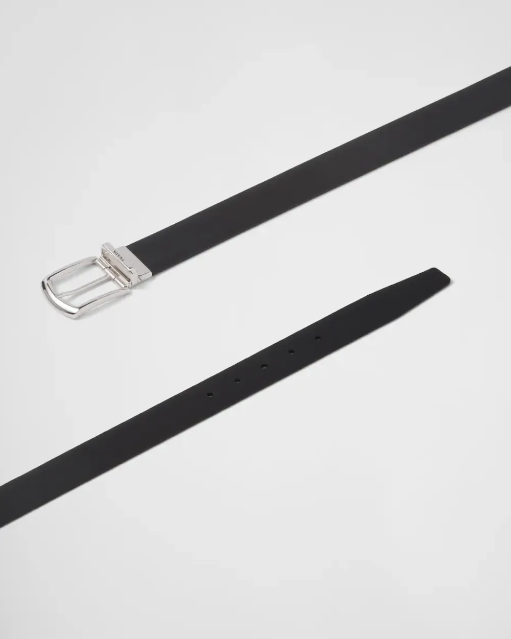 Hombre Prada CINTURONES^Cinturón Reversible De Piel Y Piel Saffiano