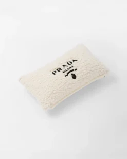 Mujer/Hombre Prada JUEGOS Y ACCESORIOS PARA EL HOGAR|JUEGOS Y ACCESORIOS PARA EL HOGAR^Cojín De Piel Sintética De Cachemir Y Lana