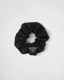 Mujer Prada DIADEMAS Y ACCESORIOS PARA EL PELO^Coletero De Satén
