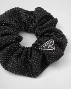 Mujer Prada DIADEMAS Y ACCESORIOS PARA EL PELO^Coletero De Satén