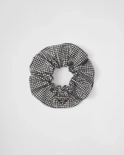 Mujer Prada DIADEMAS Y ACCESORIOS PARA EL PELO^Coletero De Satén