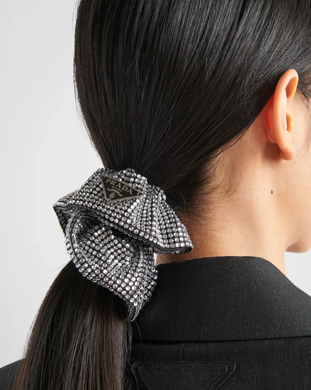 Mujer Prada DIADEMAS Y ACCESORIOS PARA EL PELO^Coletero De Satén
