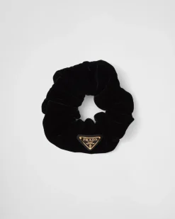 Mujer Prada DIADEMAS Y ACCESORIOS PARA EL PELO^Coletero De Terciopelo