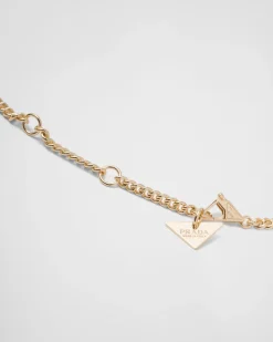 Mujer/Hombre Prada COLECCIÓN DE JOYERÍA ELEGANTE|COLECCIÓN DE JOYERÍA ELEGANTE^Collar Con Colgante Eternal Gold De Oro