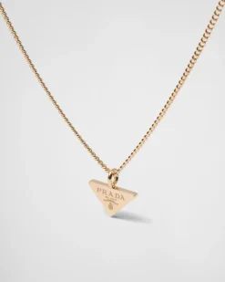 Mujer/Hombre Prada COLECCIÓN DE JOYERÍA ELEGANTE|COLECCIÓN DE JOYERÍA ELEGANTE^Collar Con Colgante Eternal Gold De Oro