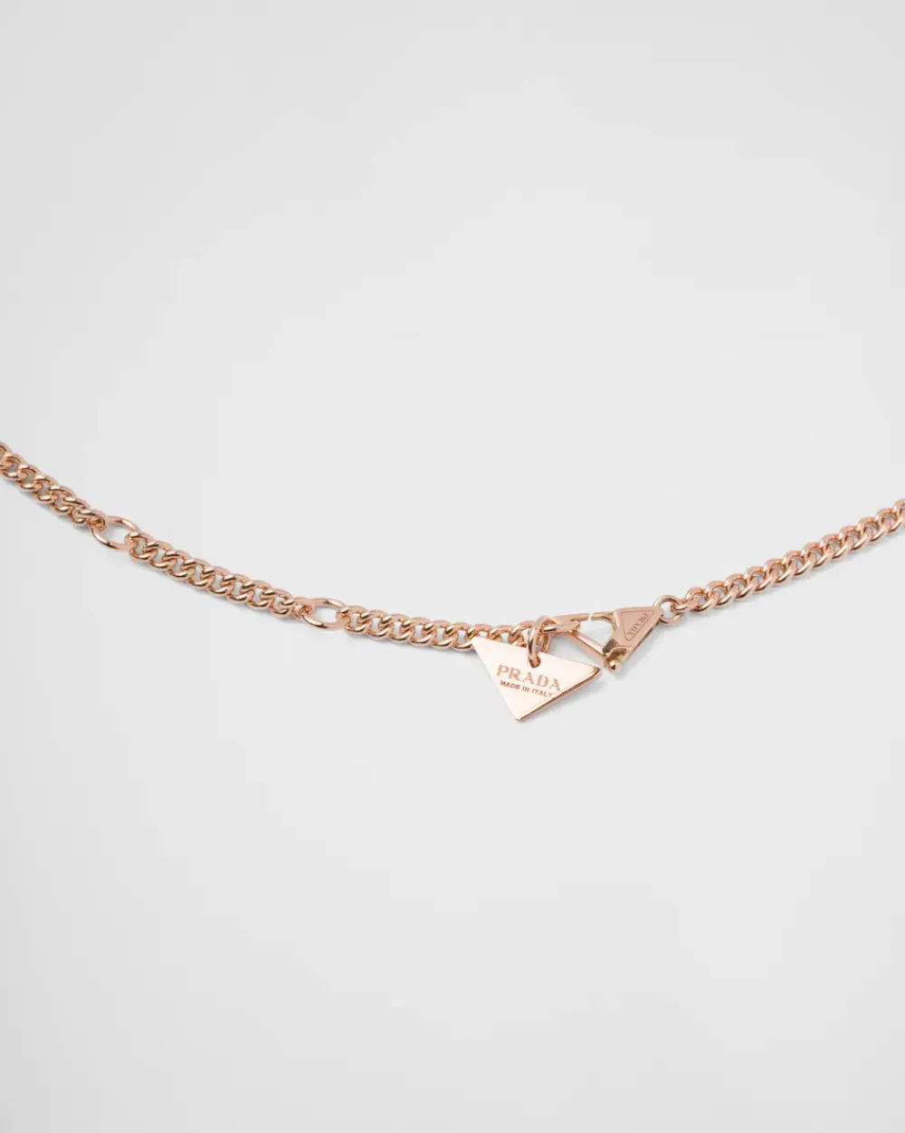 Mujer Prada COLECCIÓN DE JOYERÍA ELEGANTE^Collar Con Colgante Eternal Gold De Oro Rosa