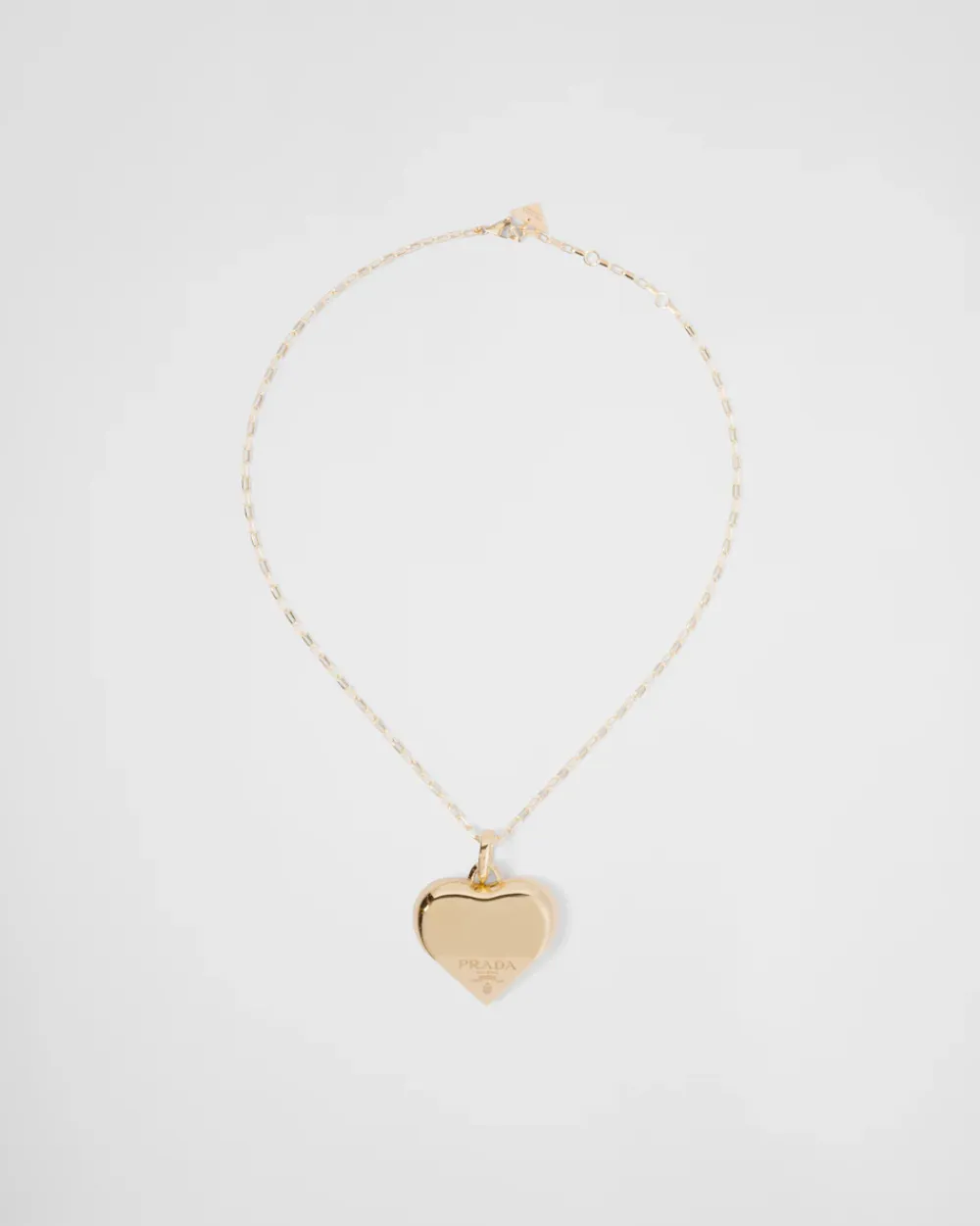 Mujer Prada COLECCIÓN DE JOYERÍA ELEGANTE^Collar Con Colgante Mediano Eternal Gold De Oro Amarillo
