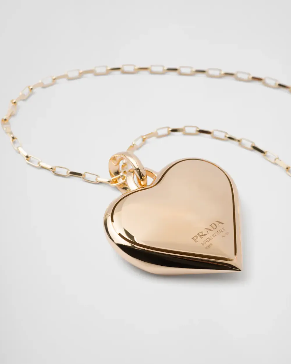 Mujer Prada COLECCIÓN DE JOYERÍA ELEGANTE^Collar Con Colgante Mediano Eternal Gold De Oro Amarillo