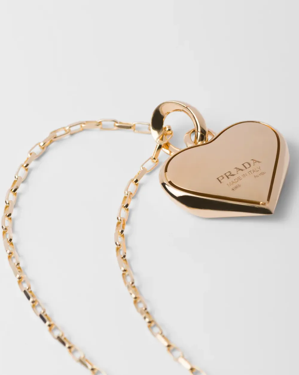Hombre Prada COLECCIÓN DE JOYERÍA ELEGANTE^Collar Con Colgante Pequeño Eternal Gold De Oro Amarillo