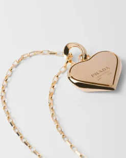 Mujer/Hombre Prada COLECCIÓN DE JOYERÍA ELEGANTE|COLECCIÓN DE JOYERÍA ELEGANTE^Collar Con Colgante Pequeño Eternal Gold De Oro Amarillo