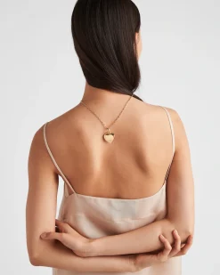 Mujer/Hombre Prada COLECCIÓN DE JOYERÍA ELEGANTE|COLECCIÓN DE JOYERÍA ELEGANTE^Collar Con Colgante Pequeño Eternal Gold De Oro Amarillo