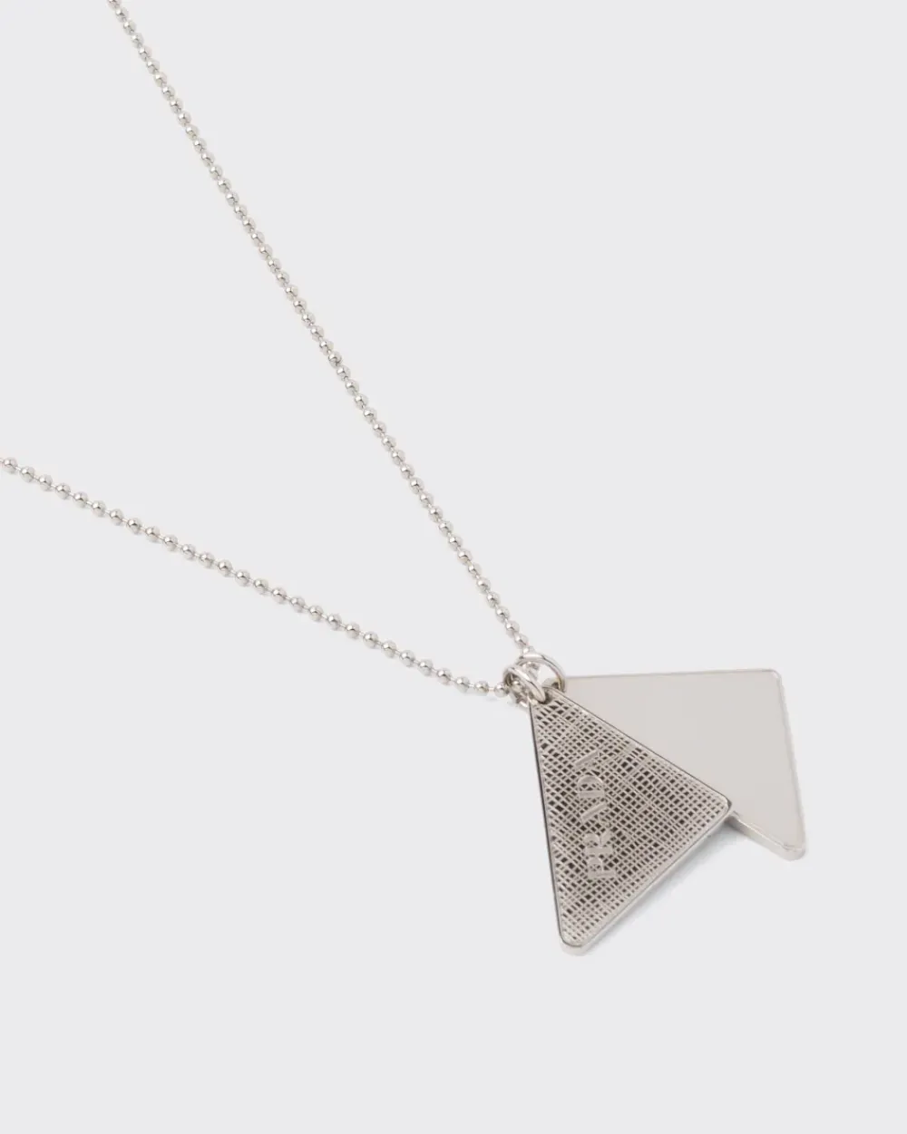 Hombre Prada JOYAS DE PLATA^Collar Con Colgante Symbole