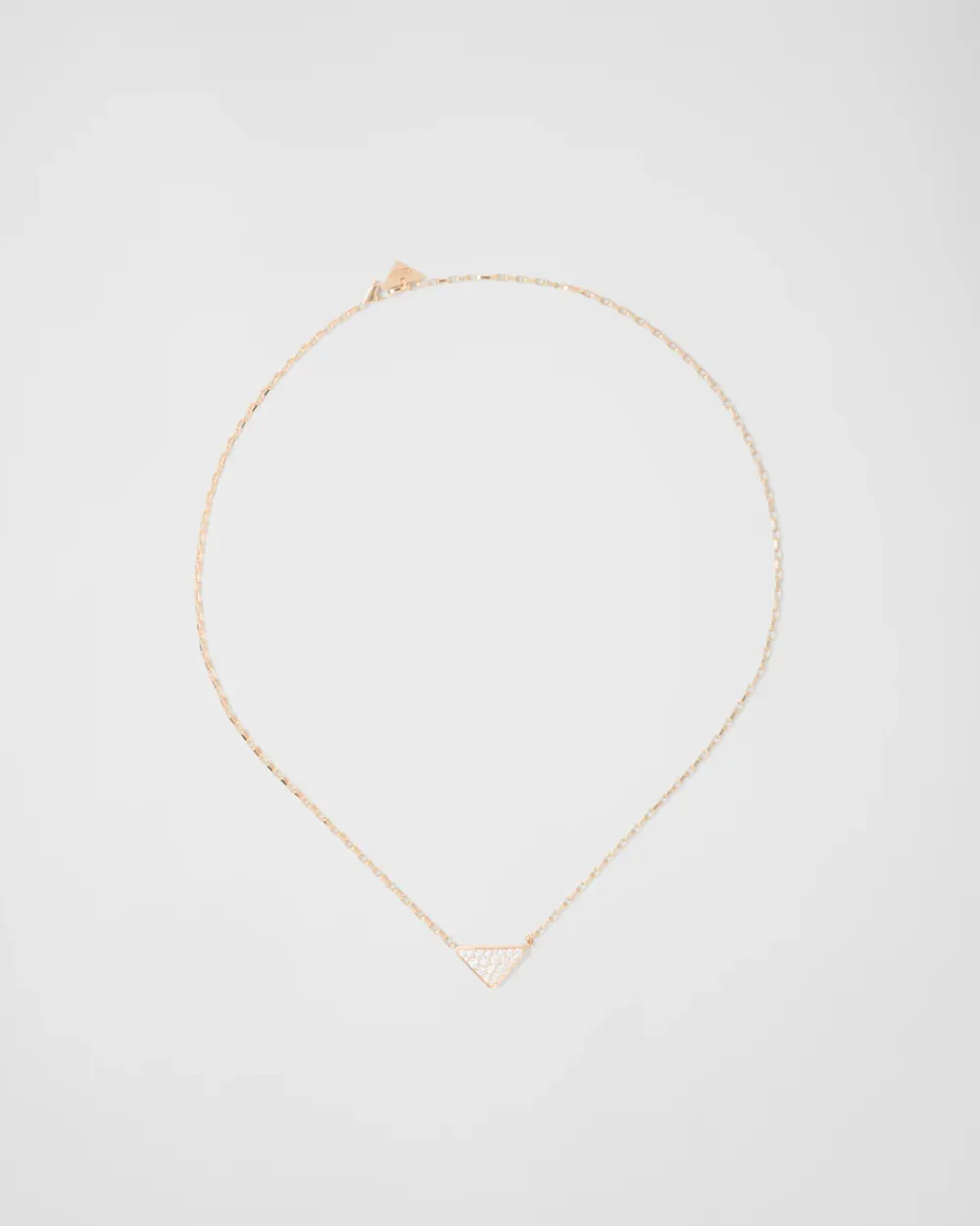 Mujer/Hombre Prada COLECCIÓN DE JOYERÍA ELEGANTE|COLECCIÓN DE JOYERÍA ELEGANTE^Collar Con Minicolgante Triangular Eternal Gold De Oro Amarillo Y Diamantes