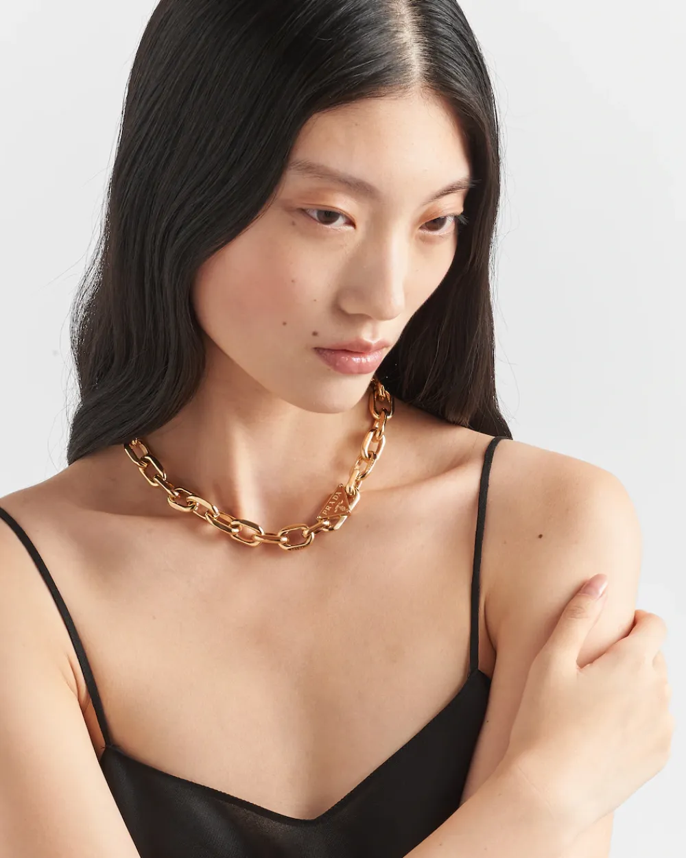 Mujer/Hombre Prada COLECCIÓN DE JOYERÍA ELEGANTE|COLECCIÓN DE JOYERÍA ELEGANTE^Collar De Cadena Eternal Gold De Oro Amarillo