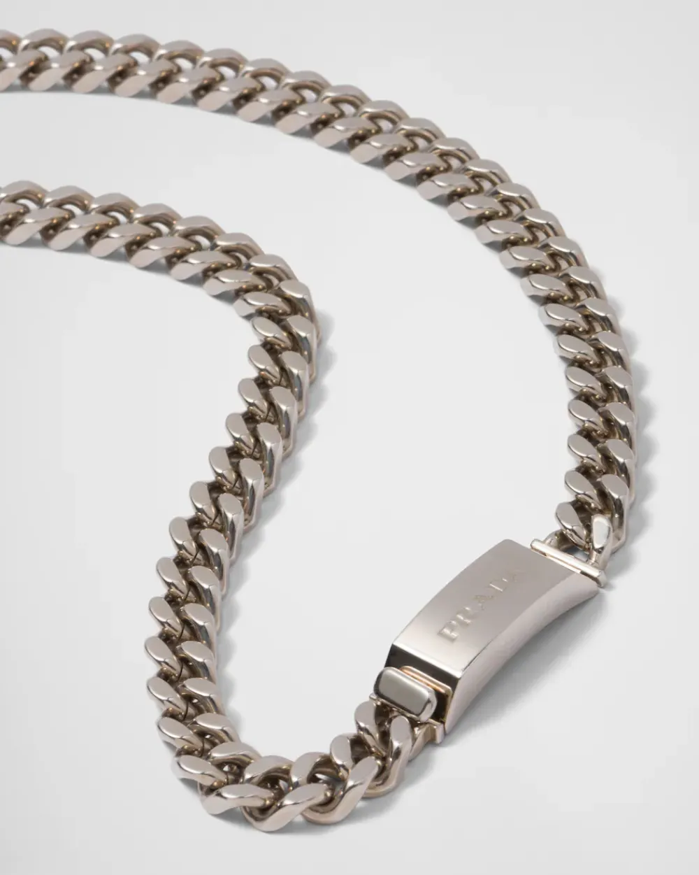 Hombre Prada JOYAS DE PLATA^Collar De Joyas En Cadena