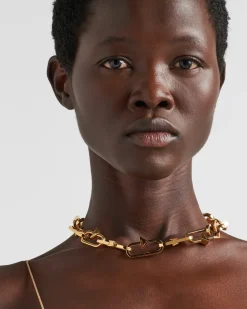 Mujer Prada JOYAS DE FANTASÍA^Collar De Metal