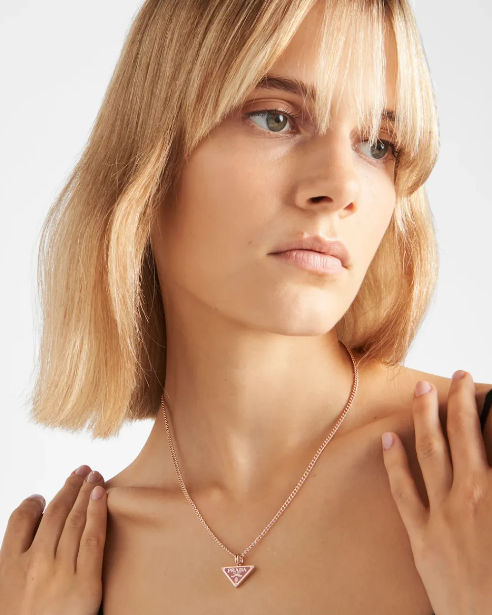 Mujer Prada COLECCIÓN DE JOYERÍA ELEGANTE^Collar Eternal Gold De Oro Rosa Y Diamantes