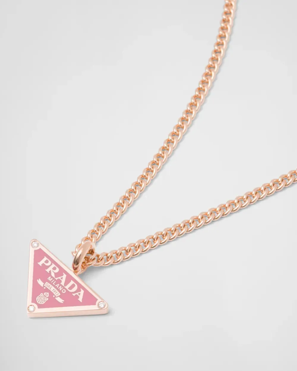 Mujer Prada COLECCIÓN DE JOYERÍA ELEGANTE^Collar Eternal Gold De Oro Rosa Y Diamantes