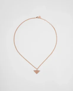 Mujer Prada COLECCIÓN DE JOYERÍA ELEGANTE^Collar Eternal Gold De Oro Rosa Y Diamantes