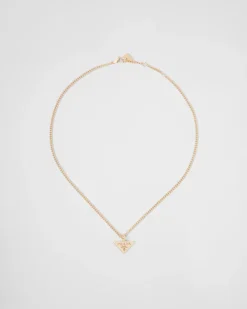 Mujer Prada COLECCIÓN DE JOYERÍA ELEGANTE^Collar Eternal Gold De Oro Y Diamantes