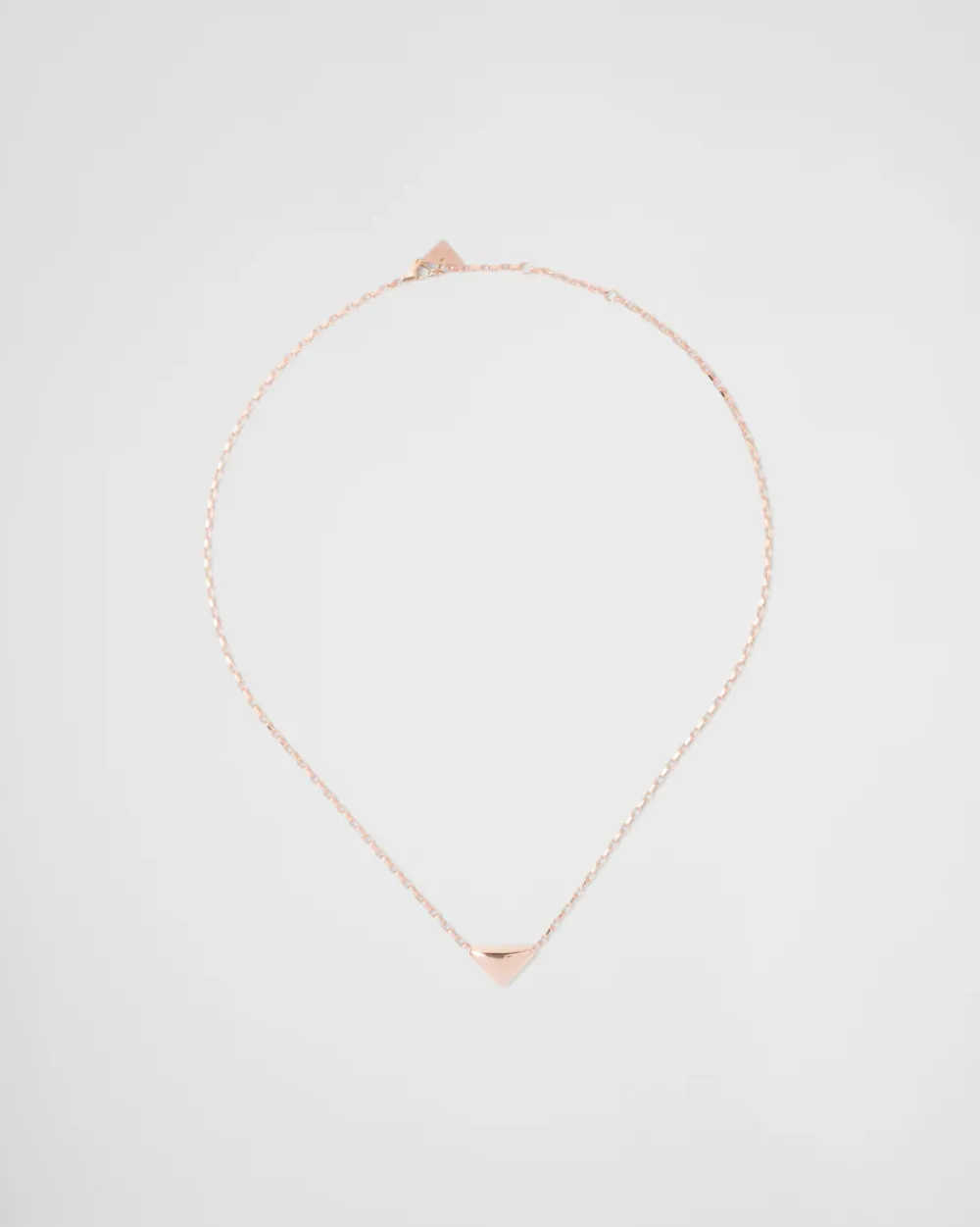 Mujer/Hombre Prada COLECCIÓN DE JOYERÍA ELEGANTE|COLECCIÓN DE JOYERÍA ELEGANTE^Collar Eternal Gold En Oro Rosa Con Colgante De Triángulo Pequeño