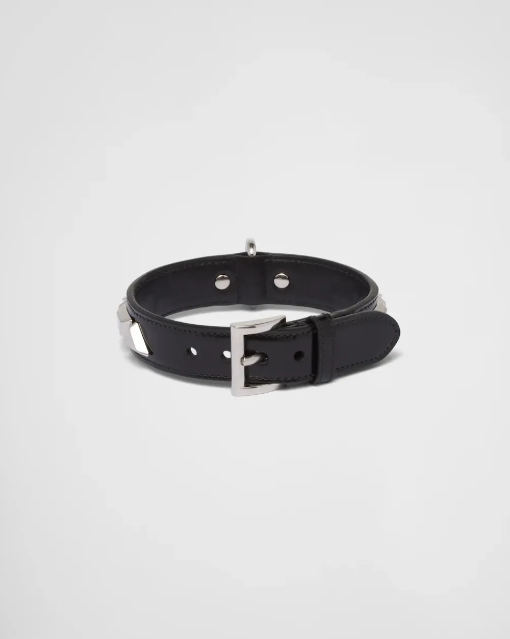 Mujer/Hombre Prada ACCESORIOS PARA MASCOTAS|ACCESORIOS PARA MASCOTAS^Collar Para Mascotas De Piel Con Tachuelas