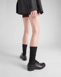 Hombre Prada ZAPATOS CON CORDONES^Cordones De Piel Cepillada
