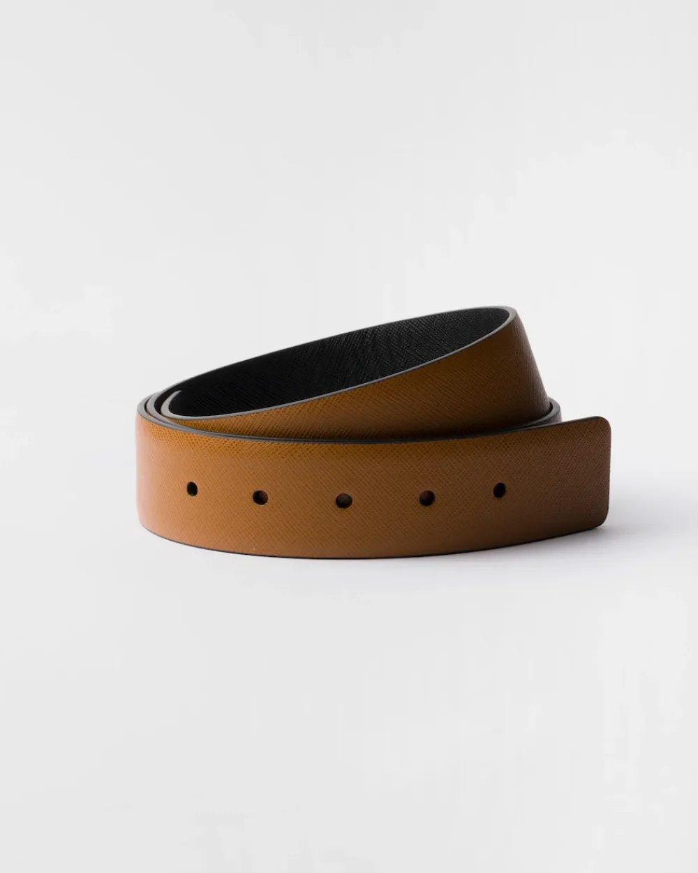 Hombre Prada CINTURONES PERSONALIZADOS^Correa De Cinturón Reversible De Piel Saffiano