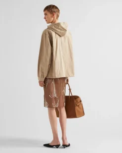 Mujer Prada CHAQUETAS Y ABRIGOS^Cortavientos En Panamá De Algodón