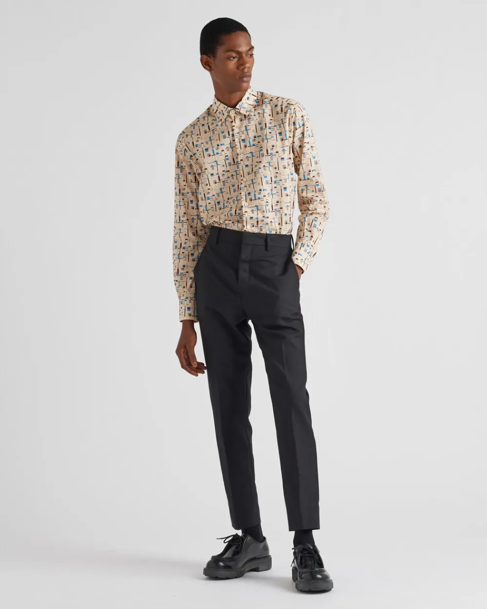 Hombre Prada CAMISAS^Cotton Shirt