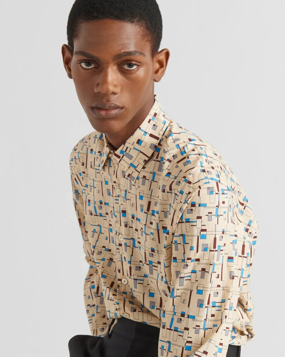 Hombre Prada CAMISAS^Cotton Shirt