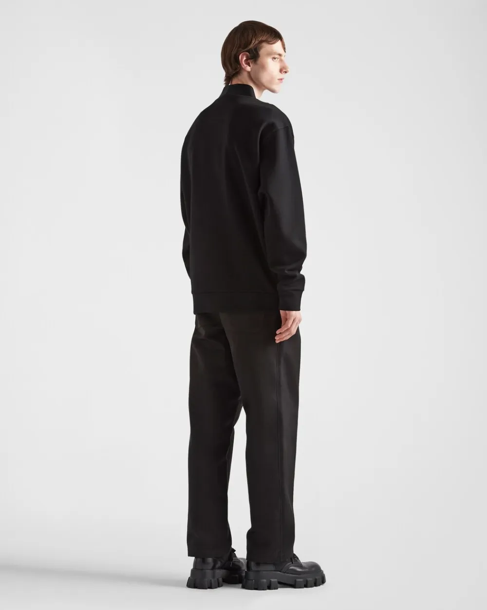 Hombre Prada ROPA DEPORTIVA Y SUDADERAS^Cárdigan De Felpa De Algodón