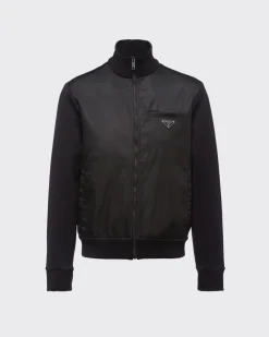 Hombre Prada ROPA DEPORTIVA Y SUDADERAS^Cárdigan Sudadera Con Detalles De Re-nylon
