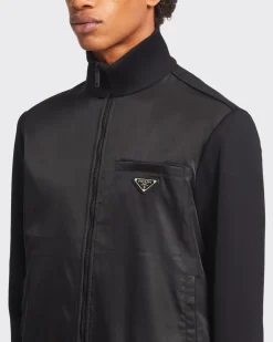 Hombre Prada ROPA DEPORTIVA Y SUDADERAS^Cárdigan Sudadera Con Detalles De Re-nylon